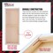 Medium Stretched Canvas for Painting 12x36 inch Gallery Depth 1-1/2" Thick, 2-Pack - 12oz Acrylic Gesso Triple Primed, Professional Artist Quality, 100% Cotton - Oil, Pouring Paint